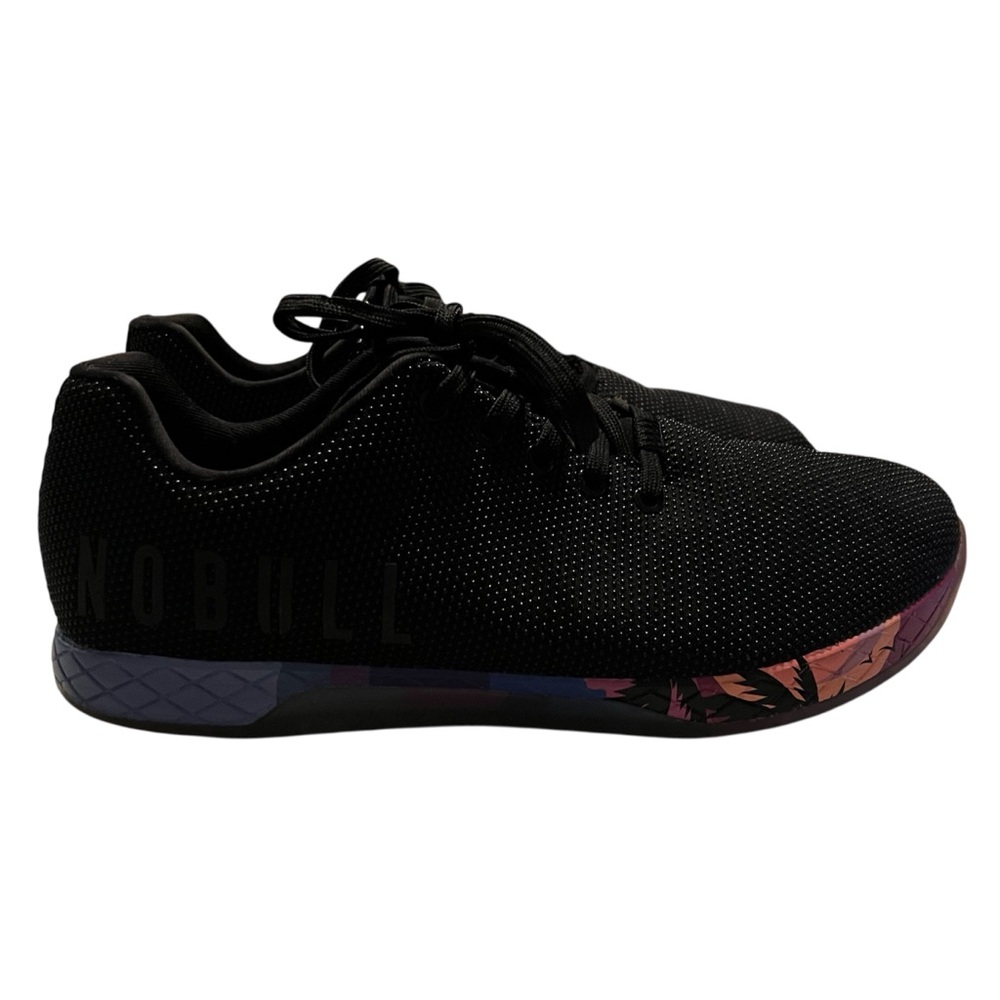 NOBULL Black Sneakers with Multicolor Sole